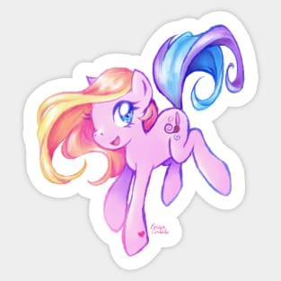 Cute Kawaii Toola Roola My Little Pony Fan Art Sticker